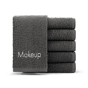 Hotel Cotton Makeup Fingertip Towel 11x17 Gray, Case Of 144 (MKUP-1117-GY-CS)