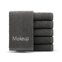 Hotel Cotton Makeup Fingertip Towel 11x17 Gray, Case Of 144 (MKUP-1117-GY-CS)