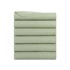 Cozy Soft Polar Fleece Throw Blanket 50x60 Green (6pk), Pack Of 6 (P-FCPL-6PK-GR)