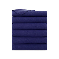 Cozy Soft Polar Fleece Throw 50x60 Navy (case Of 24) (FLC-PLR-5060-6PK-NV)