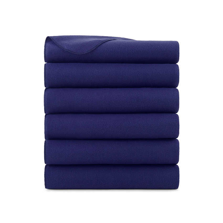 Cozy Soft Polar Fleece Throw 50x60 Navy (case Of 24) (FLC-PLR-5060-6PK-NV)