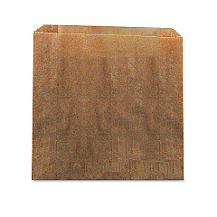 HOSPECO Waxed Kraft Liners, 10.5" x 3.25" x 9.38", Brown, 250/Carton (HOS6141)
