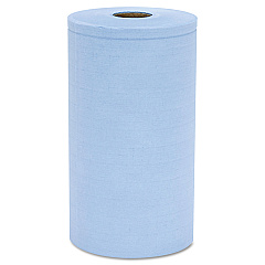 HOSPECO Prism Scrim Reinforced Wipers, 4-Ply, 9.75" x 275 ft, Unscented, Blue, 6 Rolls/Carton (HOSC2375BH)