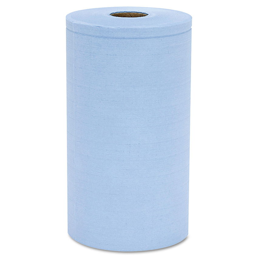 HOSPECO Prism Scrim Reinforced Wipers, 4-Ply, 9.75" x 275 ft, Unscented, Blue, 6 Rolls/Carton (HOSC2375BH)