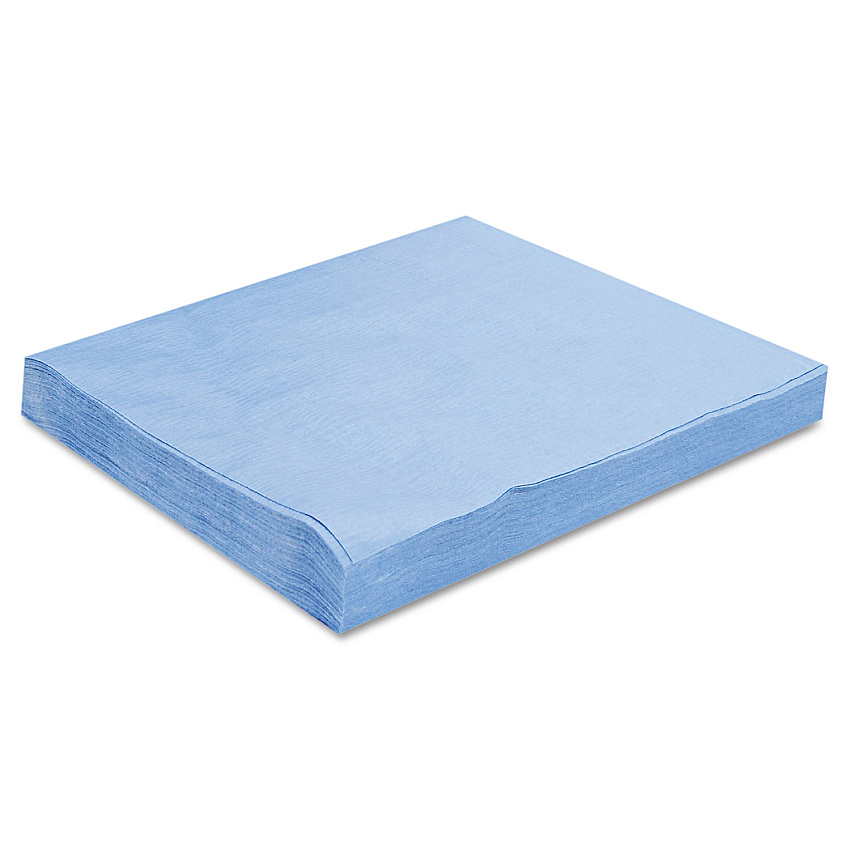 HOSPECO Sontara EC Engineered Cloths, 12 x 12, Blue, 100/Pack, 10 Packs/Carton (HOSPR811)