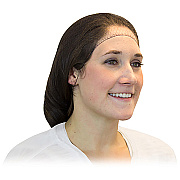 22 In. Lightweight Polyester Hairnet Brown, Case Of 1440 (MN-22-1440/BR)