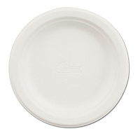 Chinet Paper Dinnerware, Plate, 6" dia, White, 125/Pack (HUH21225PK)