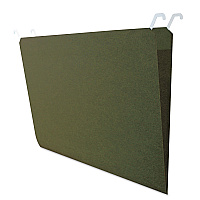 find It Hanging File Folders with Innovative Top Rail, Legal Size, 1/4-Cut Tabs, Standard Green, 20/Pack (IDEFT07043)
