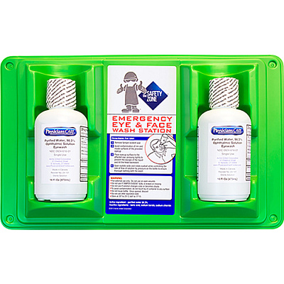 Double 16 Oz. Eyewash Station, 1 Each (K-FAK-24-102SZ)