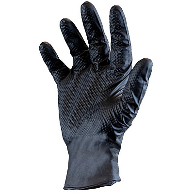 Catch Light By Proworks Nitrile Powder Free 6 Mil Gloves Black Lg - Box Of 100 (GL-NT106BKFL)