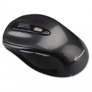 Innovera Wireless Optical Mouse with USB-A, 2.4 GHz Frequency/32 ft Wireless Range, Left/Right Hand Use, Gray/Black (61025)