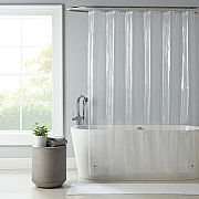 H&h Peva Shower Curtain Liner (8g) 72x72 Transprt, 1 Set (P-SCL-7272-2PK)