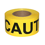 Proworks Caution Barrier Tape, Black On Yellow, 1.5 Mil, 3" X 1000, 1 Ea, 12/cs, 1 Roll (TBT3000C)