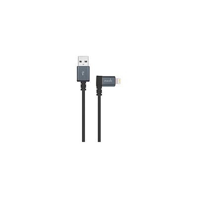 Moshi 90 Degree Lightning Cable Black (99MO023043)