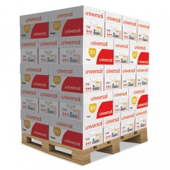 Universal Copy Paper, 92 Bright, 20 lb Bond Weight, 8.5 x 11, White, 500 Sheets/Ream, 10 Reams/Carton, 40 Cartons/Pallet (21200PLT)