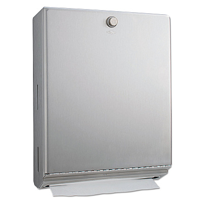 Bobrick ClassicSeries Surface-Mounted Paper Towel Dispenser, 10.81 x 3.94 x 14.06, Satin (BOB2620)