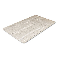 Crown Cushion-Step Marbleized Rubber Mat, 36 x 60, Gray (CWNCU3660GY)