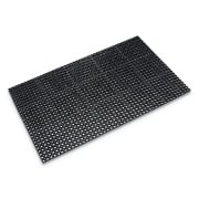 Crown Safewalk Heavy-Duty Anti-Fatigue Drainage Mat, General Purpose, 36 x 60, Black (WSTF35BK)