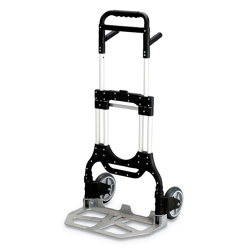 Safco Stow-Away Heavy-Duty Hand Truck, 500 lb Capacity, 23 x 24 x 50, Aluminum (SAF4055NC)