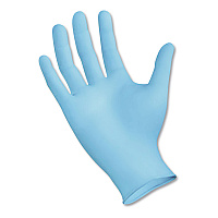 Boardwalk Disposable Examination Nitrile Gloves, Medium, Blue, 5 mil, 100/Box (BWK382MBXA)