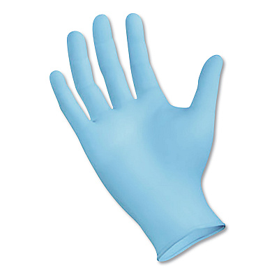 Boardwalk Disposable Examination Nitrile Gloves, Small, Blue, 5 mil, 100/Box (BWK382SBXA)