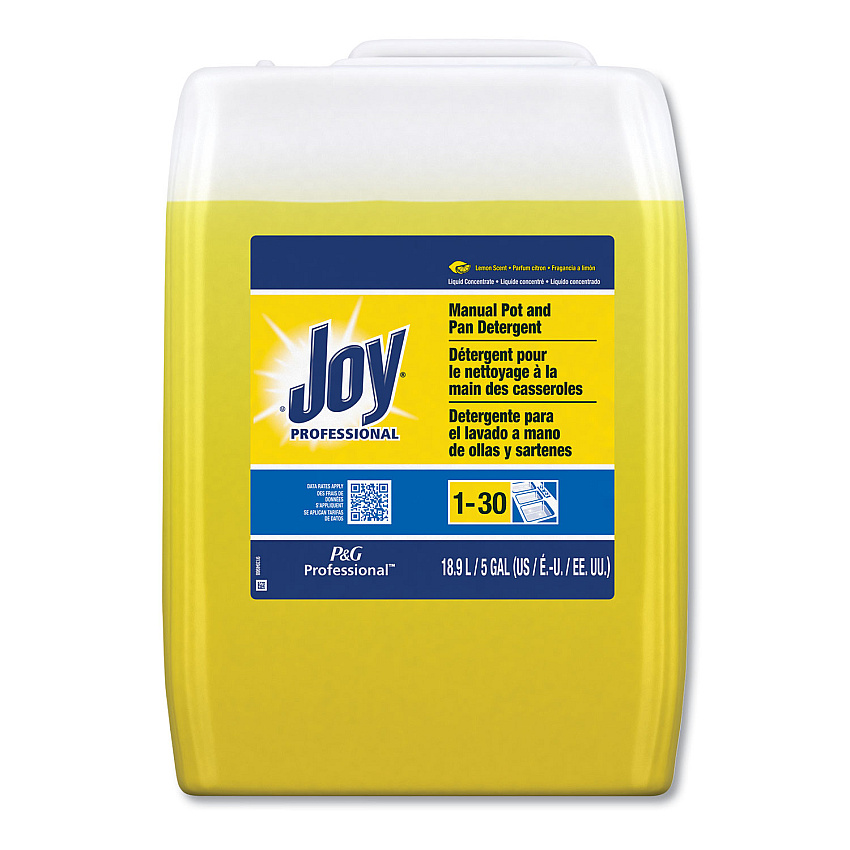 Joy Dishwashing Liquid, Lemon Scent, 5 gal Cube (JOY43608)