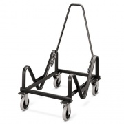 HON Olson Stacker Series Cart, Metal, 21.38" x 35.5" x 37", Black (4043T)
