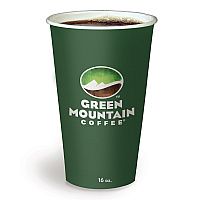Green Mountain Coffee Roasters Roasters Roasters Paper Hot Cups, 16 oz, Green Mountain Design, Multicolor, 1,000/Carton (GMT93768)