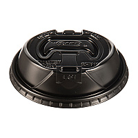 Dart Optima Reclosable Lids for Hot Paper Cups, Fits 10 oz to 24 oz Cups, Black, 1,000/Carton (SCCOPT316B)