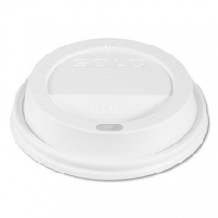 Solo Traveler Cappuccino Style Dome Lid, Fits 10 oz Cups, White, 100/Pack, 10 Packs/Carton (TL31R2)