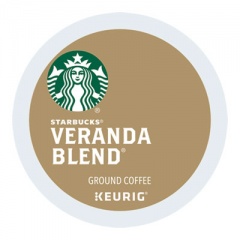 Starbucks Veranda Blend Coffee K-Cups, 24/Box, 4 Box/Carton (011111159CT)