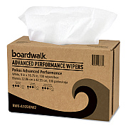 Boardwalk Advanced Performance Wipers, 9 x 16.75, White, 100/Dispenser Pack, 10 Dispenser Packs/Carton (BWKA105IDW2)