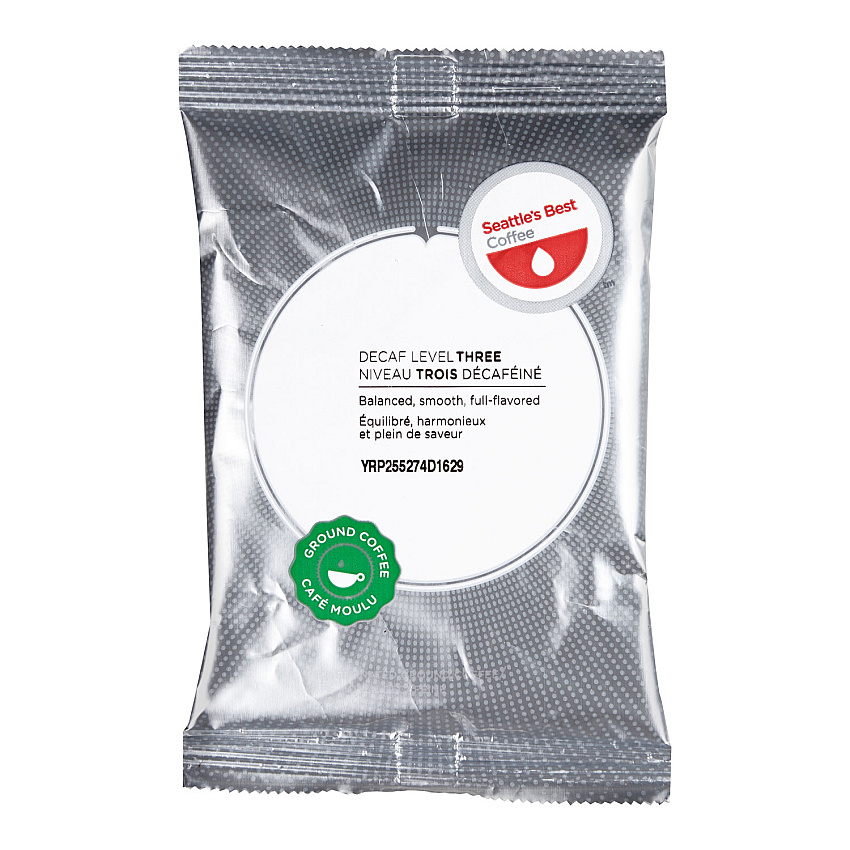 Seattle's Best Premeasured Coffee Packs, Decaf Portside Blend, 2 oz Packet, 18/Box (SEA11008554)