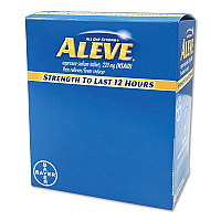 Aleve Pain Reliever Tablets, 50 Packs/Box (PFYBXAL50)