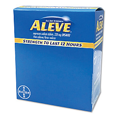 Aleve Pain Reliever Tablets, 50 Packs/Box (PFYBXAL50)