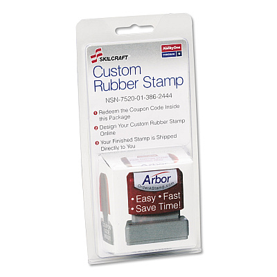 AbilityOne 7520013862444, SKILCRAFT Custom Stamp Order Kit