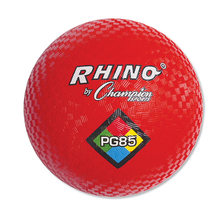 Champion Sports Playground Ball, 8.5" Diameter, Red (CSIPG85)
