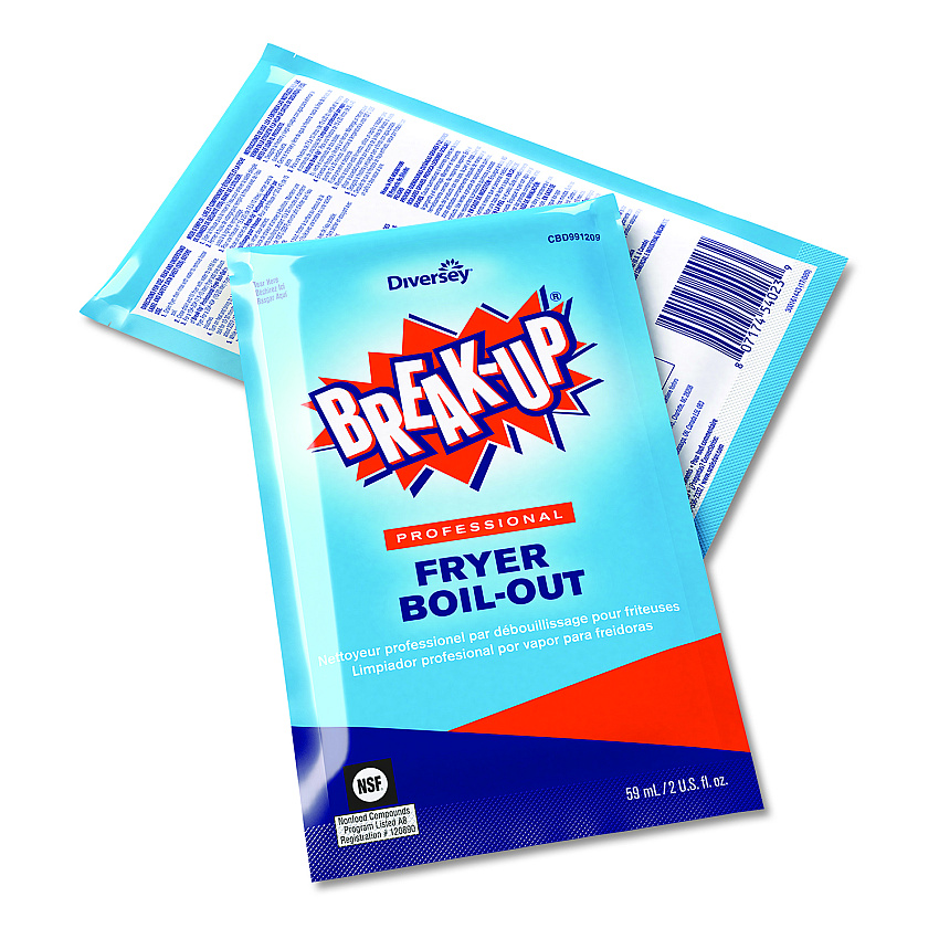 BREAK-UP Fryer Boil-Out, Ready to Use, 2 oz Packet, 36/Carton (DVOCBD991209)