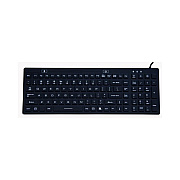 Ergoguys Ds Waterproof Ip68 Silicone Led Keyboard (KBJHIKB106BL)