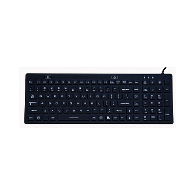 Ergoguys Ds Waterproof Ip68 Silicone Led Keyboard (KBJHIKB106BL)