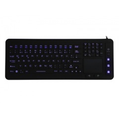 Ergoguys Dsi Waterproof Led Keyboard W/touchpad (KB-JH-IKB98BL)