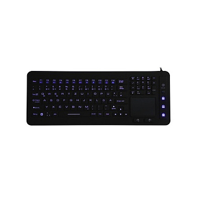 Ergoguys Dsi Waterproof Led Keyboard W/touchpad (KBJHIKB98BL)