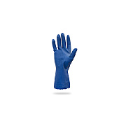 Proworks Flock Lined Latex Canner 18 Mil Gloves, Blue Xl - Bag Of 12 Pairs (GRCL-XL-1SF)