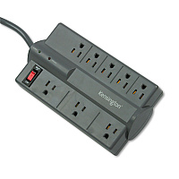 Kensington Guardian Premium Surge Protector, 8 AC Outlets, 6 ft Cord, 1,080 J, Gray (KMW38218)
