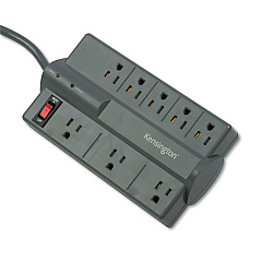 Kensington Guardian Premium Surge Protector, 8 AC Outlets, 6 ft Cord, 1,080 J, Gray (KMW38218)