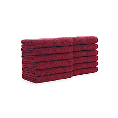 True Color Hand Towel 16x27 Burgundy, Case Of 120 (HAND-BURGUNDY)