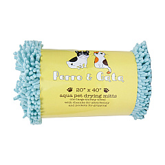 Chenille Pet Mitts 20x40 Aqua, 1 Each (PNP-PM-20X40-AQ)