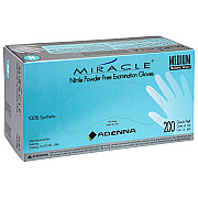 Miracle Nitrile Powder Free 4 Mil Exam Gloves Blue Med, Case Of 2000 (MIR165)