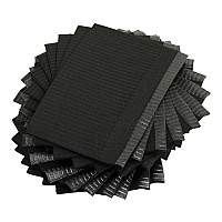 Adenna Dental Bibs Black 18 X13 4 X125, Case Of 500 (BIB740BK)