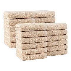 Family Essentials Washcloths 24pk Beige, Case Of 144 (FEWC-24PK-BG)